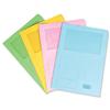 Elba Window Folder with Ruled Font Panel Capacity 32mm A4 Assorted Ref 100090012 [Pack 50]