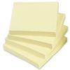 5 Star Office Repositionable Pad Notes 1 Sheets 76x76mm Yellow296638