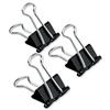 5 Star Foldback Clips 25mm Black [Pack 12] - 296867