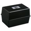 5 Star Card Index Box Capacity 250 Cards 5x3in 76x127mm Black
