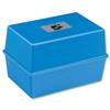 5 Star Card Index Box Capacity 250 Cards 8x5in 203x127mm Blue