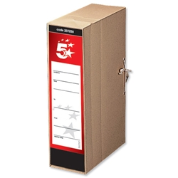 5 Star Storage Bag for Computer Printout 76mm Capacity 390x290mm [Pack 25]