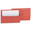 5 Star Document Wallet Half Flap Foolscap Red [Pack 50] - 297382SZ