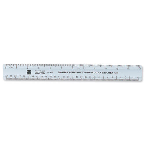 Shatter Resistant Ruler