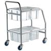 Trexus Quick Shelf System Container Storage Trolley with 4 Storage Boxes W910xD510xH1040mm