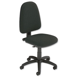 Trexus Office Operator Chair Permanent Contact High Back H510m W465xD450xH425-540mm Charcoal