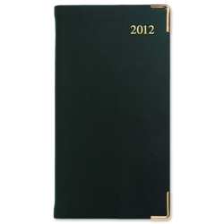 Collins 2012 Classic Desk Diary Slim Week to View Landscape A5 Black Ref CALV - Item image