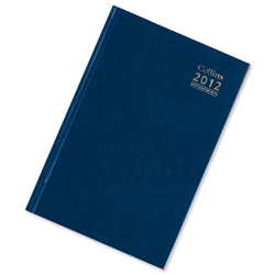 Collins 2012 Quarto Appointment Diary Week to View Hourly W210xH260mm Blue Ref A36BLU - Item image