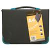 Goldline Presentation Case Vinyl Metal Trim Capacity 25 Sleeves 4 Ring A4 Black Ref BPCJ1A4BKZ Goldline Presentation Case Vinyl Metal Trim Capacity 25 Sleeves 4 Ring A4 Black Ref BPCJ1A4BKZ