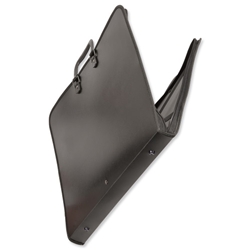 Goldline Portfolio Polypropylene with Interior Pocket Elastic Straps and Zip A1 Black Ref ZPC-A1Z