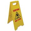 Single A Frame Sign 2 Sided 2 Messages Caution Wet Floor/Cleaning in