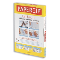 PaperZip Binding Cover Kit 50 Front and 50 Back Covers A4 Ref 9520403