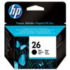 Hewlett Packard (HP) No. 26A Inkjet Cartridge 40ml Black Ref 51626AE