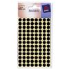 Avery Packets of Circular Labels Diam.8mm Black Ref 32-275 [10x520 Lab