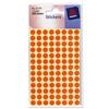 Avery Packets of Circular Labels Diam.8mm Orange Ref 32-271 [10x520 Labels]