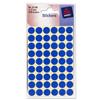 Avery Packets of Circular Labels Diam.12mm Blue Ref 32-308 [10x216 Lab