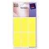 Avery Packets of Labels 50x25mm Fluorescent Yellow Ref 32-223 [10x36 L