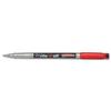 Stabilo Permanent 0.7mm Line Red Marker Pen [Pack 10] - 156/40