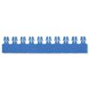 Versapak Arrow Seals Plain Blue [Pack 1000] - ARROW1000_BLS