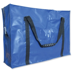 Versapak Secure Tough Durable Holdall Blue Web Carry Handles W508xD152xH356mm Ref CCBX2 BLS
