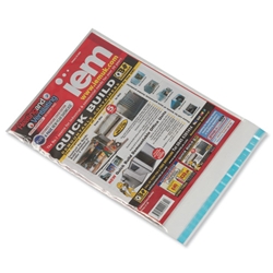 Postsafe LightWeight Envelopes Polythene Clear No Print C4 W235xH310mm Peel and Seal Ref PO9 [Pack 100]