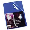 Rexel Nyrex Folder Cut Flush A4 Blue [Pack 25] - 12161BU