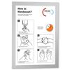 Durable Magaframe A3 Self Adhesive Silver [Pack 2] - 487323
