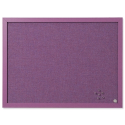 BiSilque Notice Board Framed W600xH450 Lavender Ref FB0469608