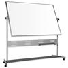 BiSilque Evolution Revolver Magnetic Enamel Mobile Notice Board H1200xW1500 White Ref QR5404