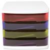 4 Drawer Organiser Multicolour Drawers Manufactured from Recycled Material