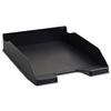 Exacompta Eco Letter Tray Recycled Plastic Stackable Front-load A4plus W347xD255xH65mm Black Ref 113014D