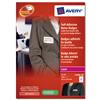 Avery Name Badge Labels Laser Self-adhesive 63.5x29.6mm - L4784-20