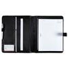Alassio Conference Folder with Pad 3 Document Sections A4 Leather-look Black Ref 30073