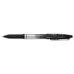 Pilot FriXion Rollerball Pen Eraser Rewriter 0.7mm Tip 0.4mm Line Black Ref 224101201 [Pack 12]