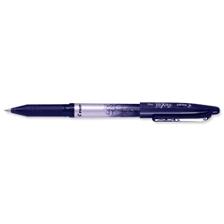 Pilot FriXion Rollerball Pen Eraser Rewriter 0.7mm Tip 0.4mm Line Blue Ref 224101203 [Pack 12]
