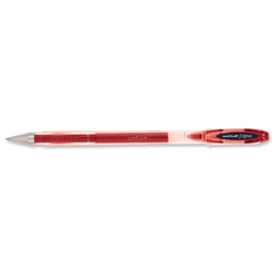 Uni-ball SigNo UM120 Gel Rollerball Pen 0.7mm Tip 0.5mm Line Red Ref 9001182 [Pack 12]