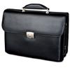 Alassio Briefcase Multi-section with Shoulder Strap Leather - 47011