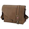 Pride and Soul Gentry Shoulder Bag Leather and Carabiner Lock 1 Front Pocket Brown Ref 47129