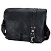 Pride and Soul Joker Shoulder Bag Leather and Carabiner Lock 1 Front Pocket Black Ref 47142