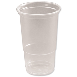 Tumbler CE-marked Polypropylene Tumbler Pint Ref 684 [Pack 50]