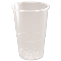 Tumbler CE-marked Polypropylene Tumbler Half Pint Ref 3370 [Pack 50]