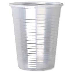 Cold Drink Cup Polystyrene Non-vending Machine 7oz Clear Ref 5649 [Pack 100]