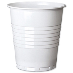 Hot Drink Cup Polystyrene for Vending Machine 7oz Squat Ref 5570 [Pack 100]