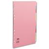 Concord Punched Pocket Subject Dividers Extra Wide 12-Part A4 - 71799