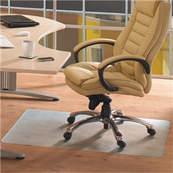 Ecotex Revolution Chair Mat Recycled PET Smooth Backing W1200xD900mm Translucent Ref ECO3648EP
