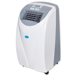 Provic Air Conditioner Slimline Portable with Hose 1.5m 8Hr Timer 2-Speed 9000BTU/hr 1000W Ref PKY9