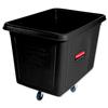 Rubbermaid Cube Truck 0.6 Cubic Meters Metal-frame 600 Litre Capacity Black Ref 4619 Rubbermaid Cube Truck 0.6 Cubic Meters Metal-frame 600 Litre Capacity Black Ref 4619