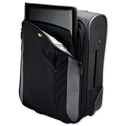 Case Logic Travel Case Overnight with Detachable 16in Laptop Sleeve Black and Grey Ref VTU218 - Item image