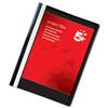 5 Star Project Flat File for 30 sheets A4 Black [Pack 5] - 330364
