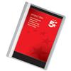 5 Star Project Flat File for 30 sheets Plastic A4 Grey [Pack 5]-330399